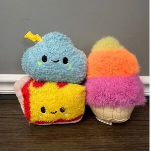 Fluffie Stuffiez Cloud, Pizza, and Ice Cream Plush